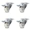 Service Caster 3 Inch Nylon Wheel Swivel Top Plate Caster Set with Total Lock Brake SCC SCC-TTL20S314-NYS-4 - alternate 1